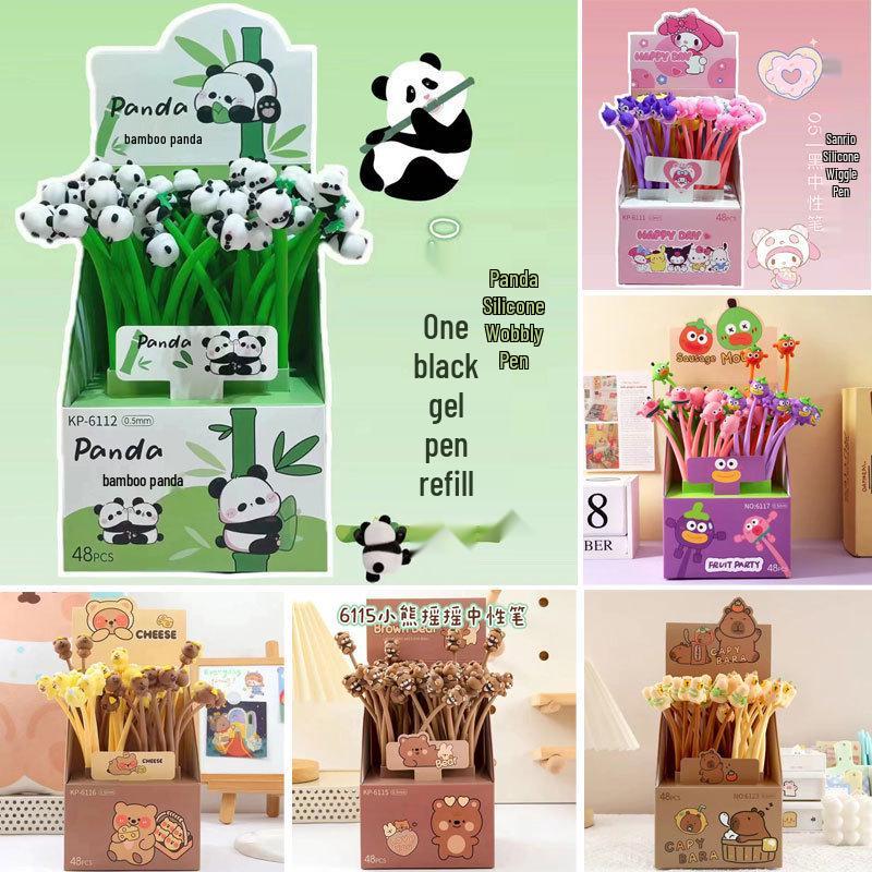 Adorable Cartoon Shake Pen - Comfort Grip & Smooth Black Writing