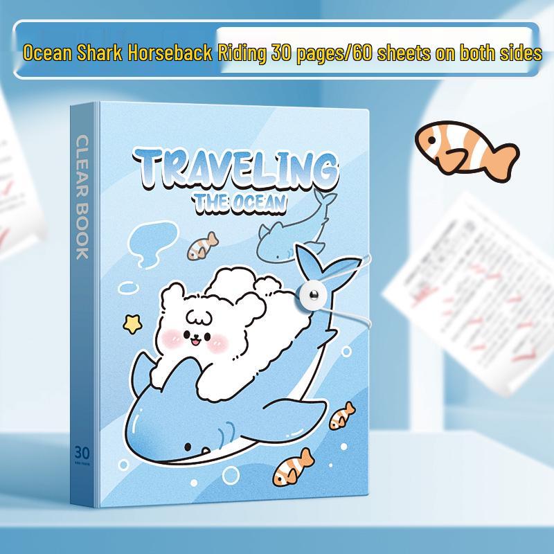 Landscaping Sticker & Photo Album A5 Loose-Leaf, Polaroid & Postcard Card Holder, A4 Single Grid Large