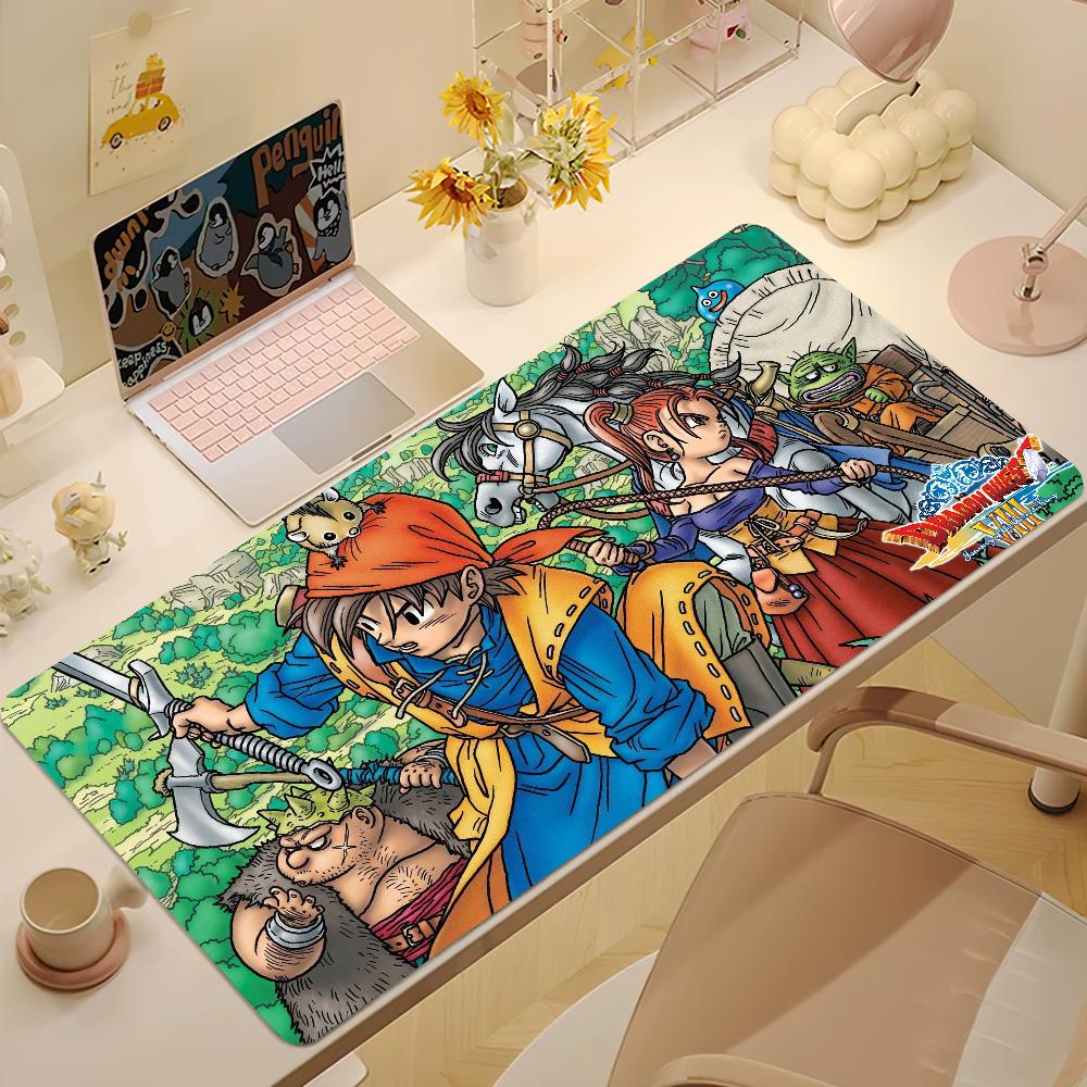 Game Dragon QQuest Journey Cursed King  S Mouse Pad Large Desk Mat Keyboard Ergonomic Office Rubber Game PC Nonslip Antifray