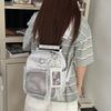 Japanese Ba Chi Pain Bag Women's Second Dimensional Backpack Large Capacity Multi-purpose Shoulder Crossbody Bag Bag Female Student Commuter
