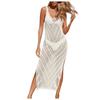 Women's Sexy Hollow Fashion Casual Sleeveless Bikini Tank Dress Sunscreen Beachwear Holiday Wear