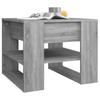  Coffee Table, Grey Sonoma Oak, 55.5x55x45 Cm