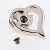 Stainless Steel Hollow Heart Shaped Pendant To Commemorate the Ashes of Pet