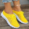 Summer Breathable Mesh Slippers for Women 2025 Lightweight Slip On Walking Shoes Woman Yellow Flat Bottom Non Slip Half Slippers