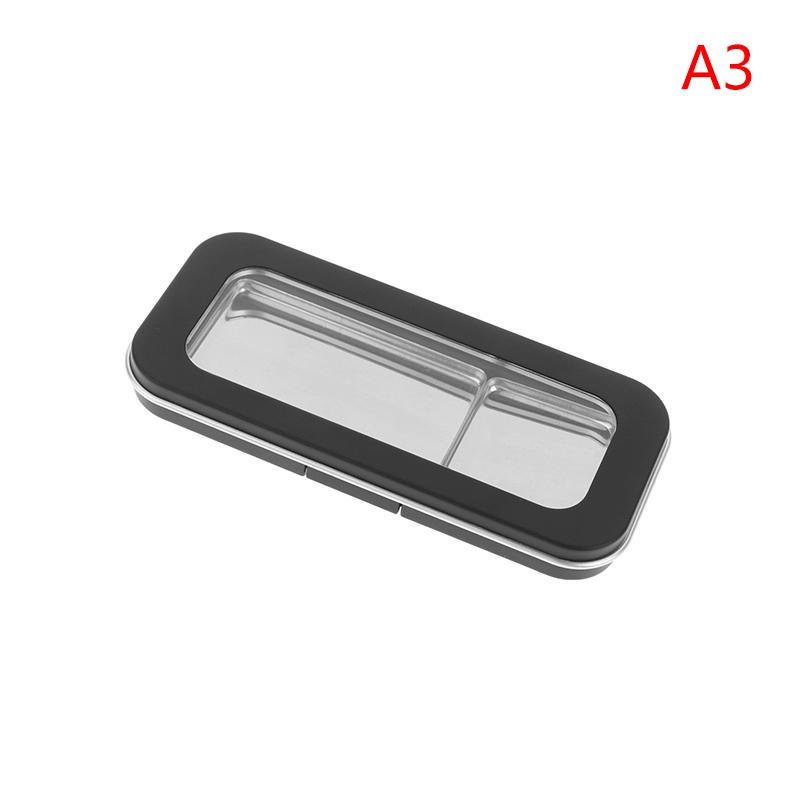 Leere magnetische Kosmetikpalette 1/2/3/4/6/7/12 Fächer Eisenplatte Lidschatten Rouge Lippenstift DIY Make-up Box