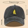 Banana Pattern Fun Printed Baseball Cap, Comfortable and Breathable Peaked Cap, Fashionable and Casual