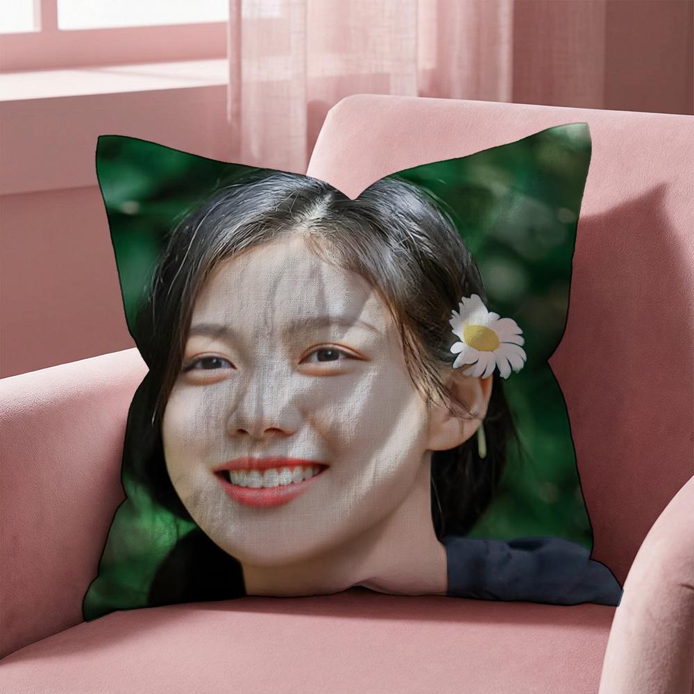 Host K-KimS You J-JungS Cushion Cover Multi-Scene Pillow Cover for Home & Car - Reversible, Soft & Durable for Daily Use