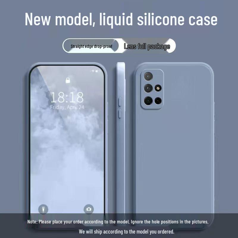 Honor 30S Simple Solid Color Liquid Full Coverage Drop Protection Phone Case