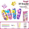 DIY Beaded Bracelet & Watch Strap for Girls - Educational Cartoon Design with Letters