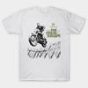 Men Black Print T-shirt The Great Escape, Steve Mcqueen. No-Cut Transfer Paper Print Cotton Tshirt