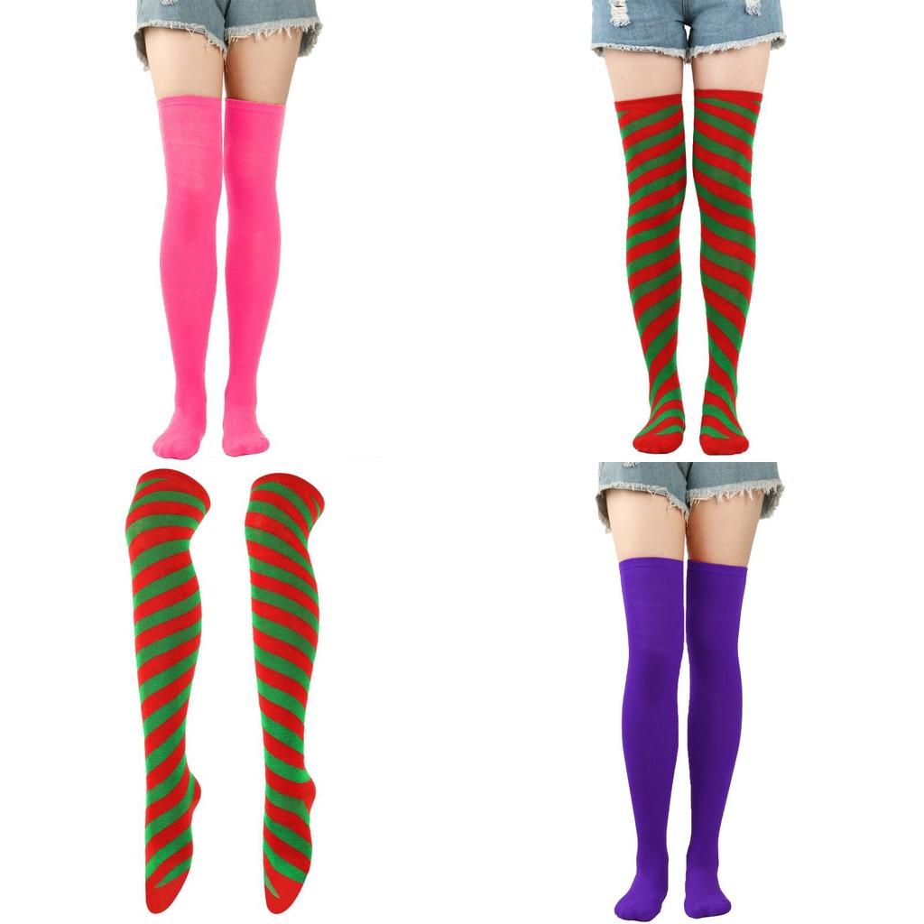 Solid And Patterned Long Socks High-quality Polyester Material Suitable For All Genders One Size Fits All