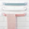 Self-adhesive Towel Holder Rack Wall Mounted Towel Hanger Bathroom Towel Bar Shelf Roll Holder Hanging Hook Bathroom Organizer