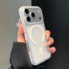 Corrugated Matte For Magsafe Magnetic Case For iPhone Air 17 16Plus 15 14 13 Pro Max Ultra Thin Transparent Rugged PC Hard Cover