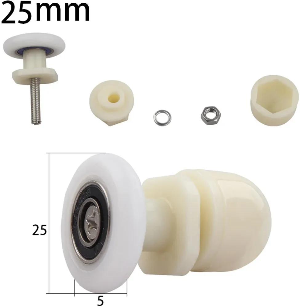 4PCS Shower Door Rollers/Runner/Wheels/Pulleys 23mm 25mm diameter