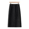 Lux Women's Sequin Tweed French-Style Wool Skirt for Autumn/Winter 2025