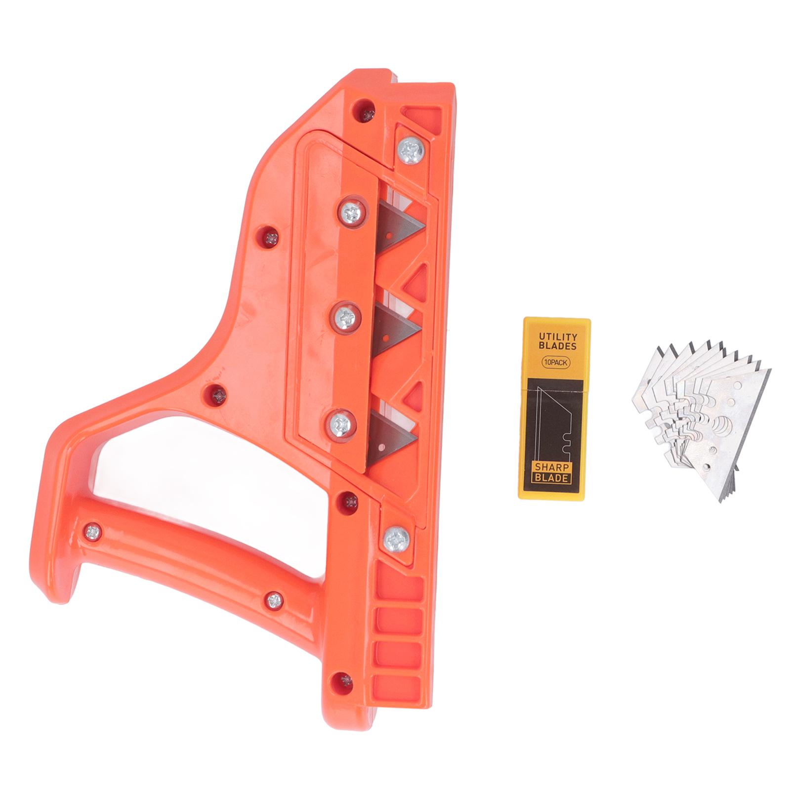 

Рубанок для гипсокартона Гипсовый кромочный инструмент Кромочный триммер Ручной рубанок Резак 45 градусов с 10 шт. лезвий