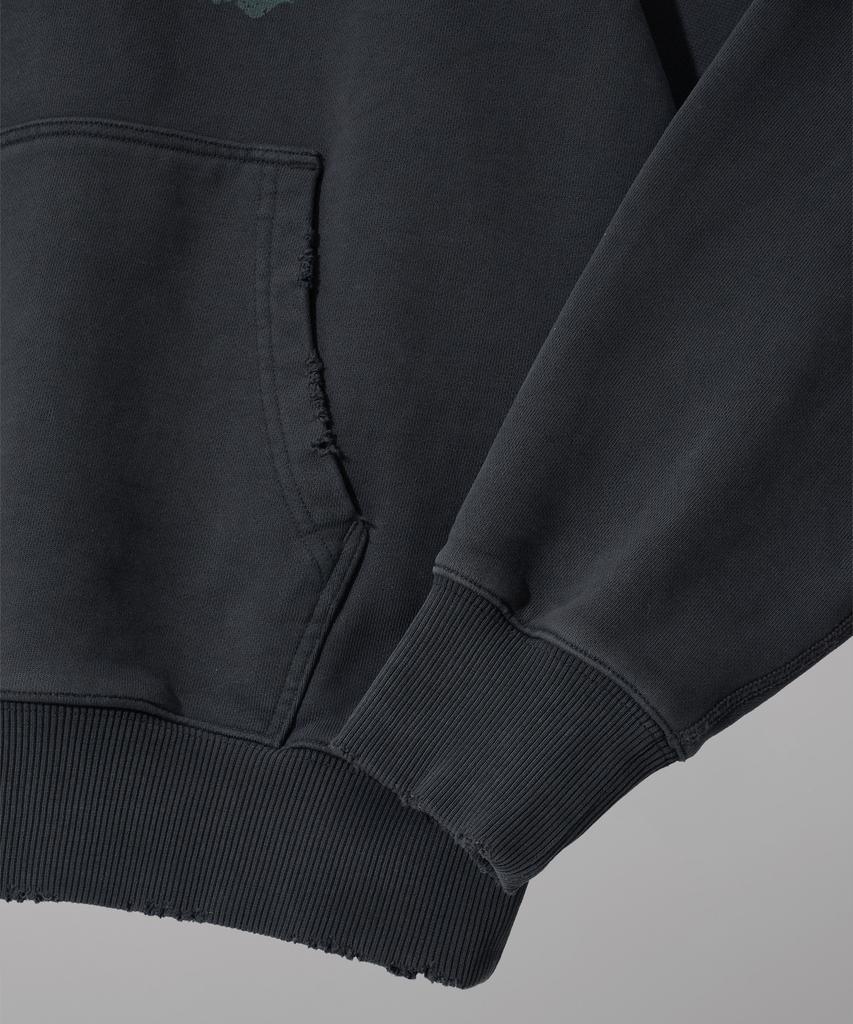 X Namer Clothing Stone Washed Hoodie Charcoal