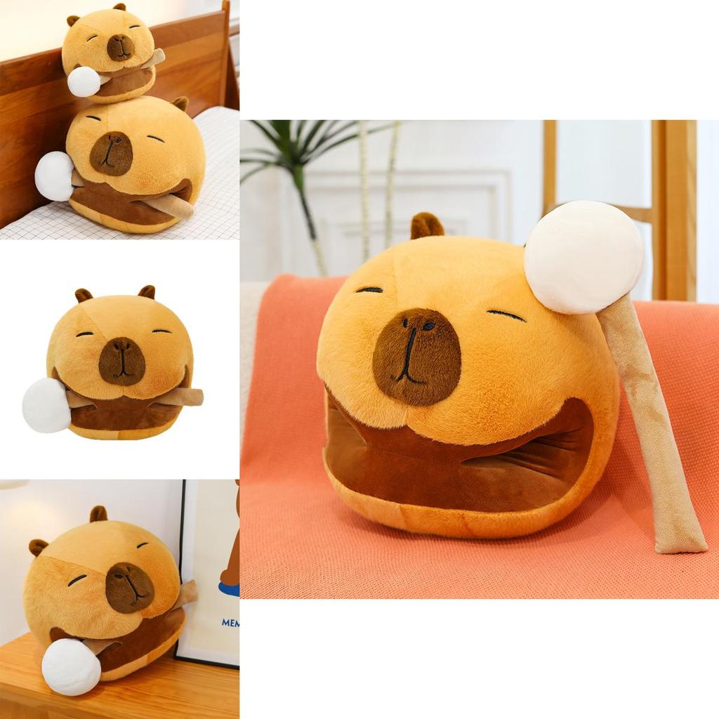 Plush Capybara Toy With Pp Cotton Filling For Kids And Home Decor