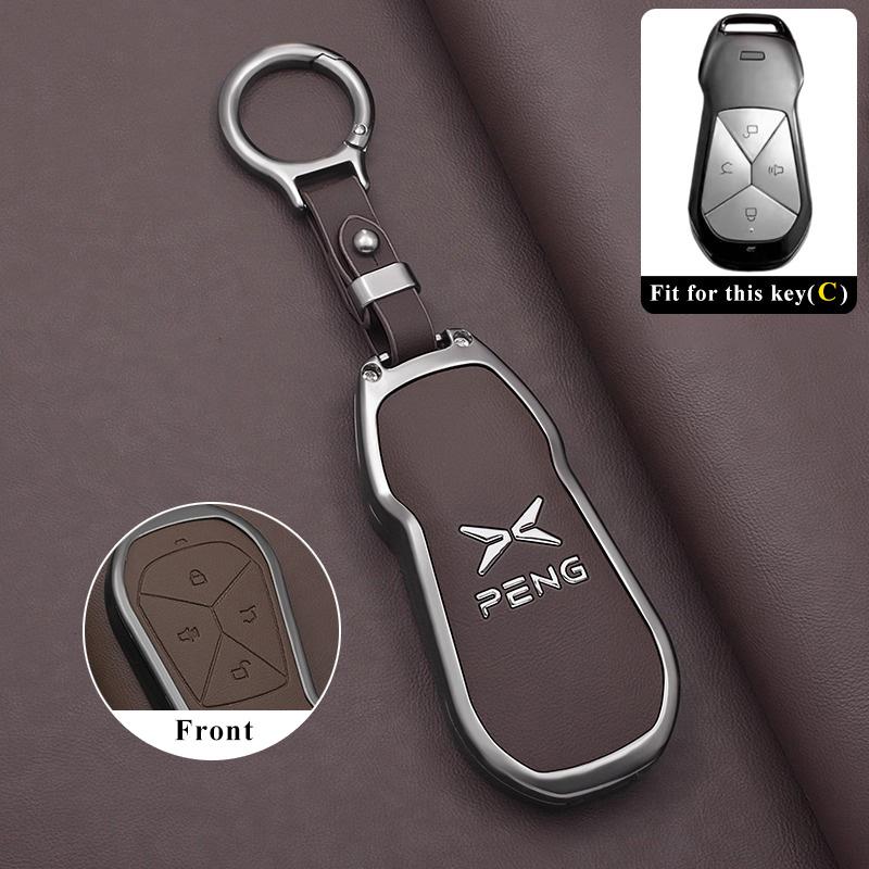 Autoschlüsselhülle für Xpeng Xiaopeng G6 2025 2026 Auto-Styling Schlüsselanhänger Fernbedienung Dekoration Abdeckung Schale Ringhalter Fob Zubehör