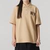 New MLB New York Yankees Polo Shirt Unisex Light Beige 3APQB0353-50BGL