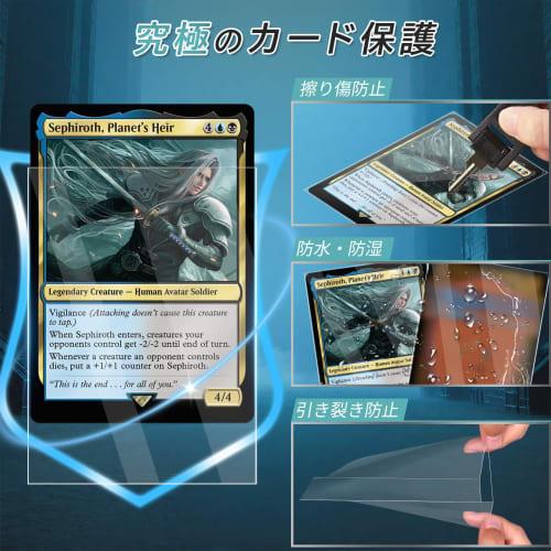 Mlikero Inner Sleeves, 300 Pieces, Perfect Size, Clear and Soft, for Trading Cards, Compatible with Pok?mon Cards, Single Layer, 64 X 89mm