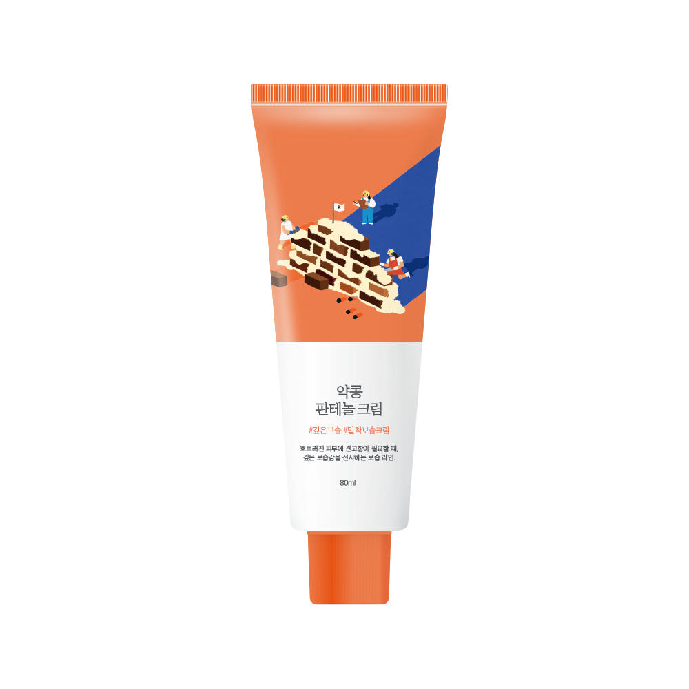 Round Lab Soybean Panthenol Cream 80ml Intensive Hydrating & Barrier Repair Face Cream