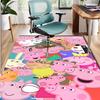 Peppa Pig Pattern Rug, Indoor/Outdoor Mat, for Picnic, Gameroom, Bedroom, Office, Living Room, Home Decor Carpet, Birthday Gift