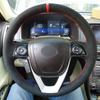 Custom Hand-Stitched Suede Steering Wheel Cover for BYD Sirui S7
