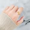 Distinctive and Individual Jewellery 12 Birthstones Double Heart Zirconia Open End Ring Personalised Light Luxury Haute Sense Fashion Trends Ring
