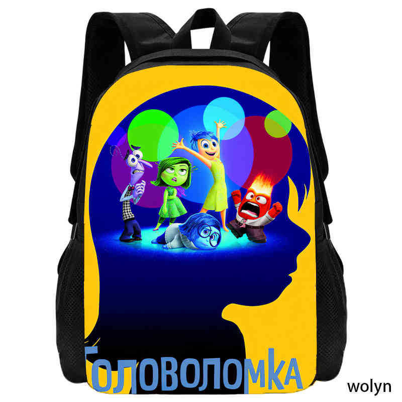Inside Out 2 Anime Backpack For School And Travel With Storage Compartments