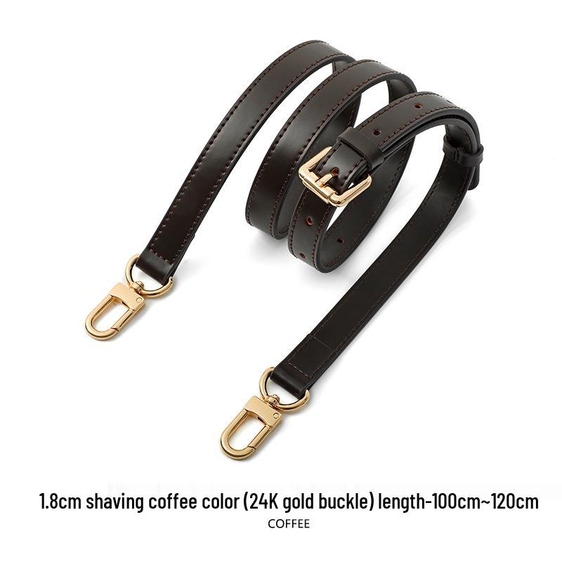 Ma Huang Shi A-54 Coffee Color Adjustable Cowhide Shoulder Strap Women's Crossbody Bag