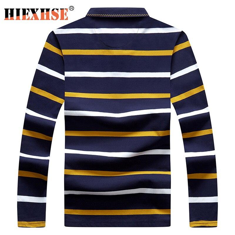 Högkvalitativa pikétröjor för män Broderi pikétröja Casual pikétröjor Långärmad pikétröja för män Pikétröja