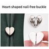 8PCS Heart-Shaped Magnetic Curtain Buckle Anti-Slip Detachable Snap Hooks  Hotel Privacy Protection