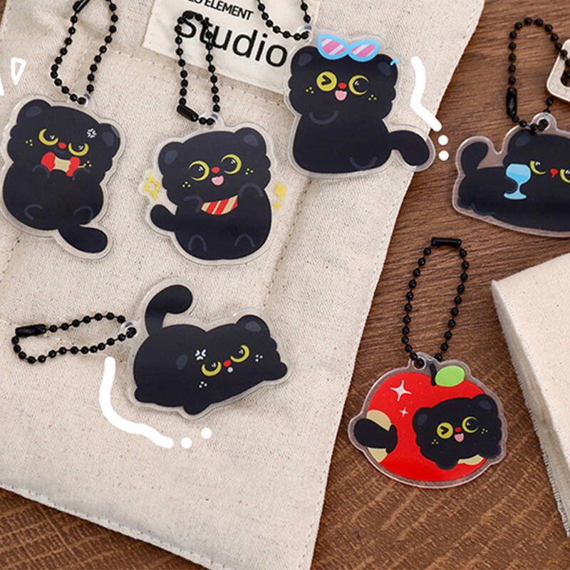 Artfield Cookie Cat Acrylic Keychain