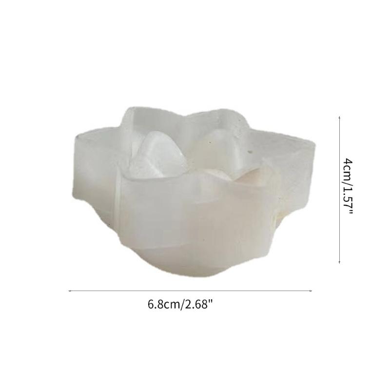 Silicone Crafts Mold Reusable Casting Epoxy Molds 3D Candle Making Cylinder Mold Silicone DIY 3D Handicrafts Resin Molds