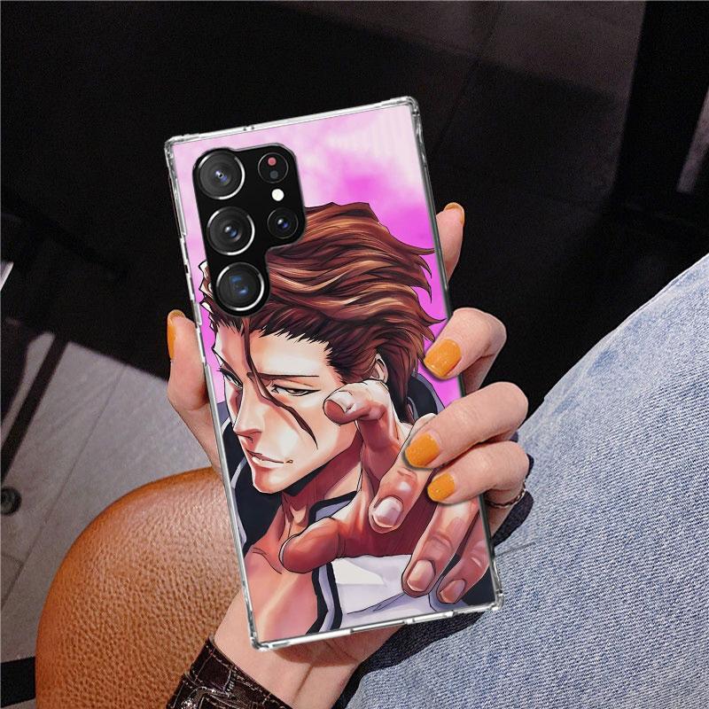 

Aizen Sousuke Bleach Phone Case For Samsung Galaxy S24 S25 Edge S26 Ultra S23 S22 S21 Plus S20 FE + Personalized Print Cover Gal Samsung S25 Edge