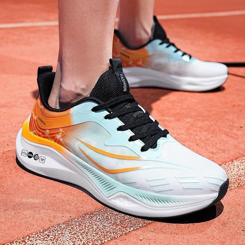 Men's running shoes Student sports casual shoes Lightweight non-slip versatile soft sole