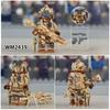 Serie Militare Forze Speciali Puzzle Assemblaggio Blocchi da Costruzione Giocattolo Minifigure