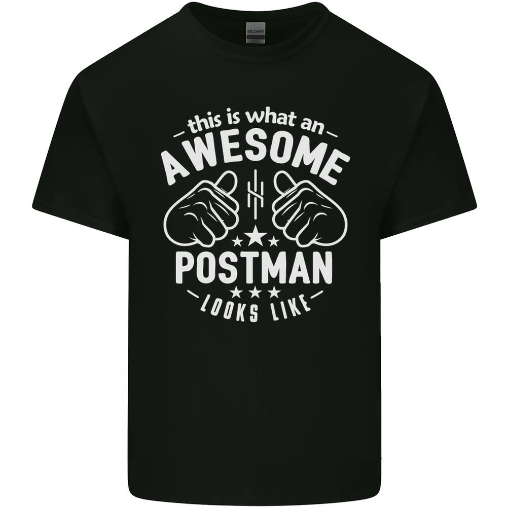 This Is What an Awesome Postman Looks Like Mens Light Cotton T-Shirt Unisex T-Shirt XXXL