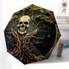 Tree of Life: Eternal Nature's MajestyUmbrella, Portable 3-Fold Compact Umbrella for Men & Women Gift