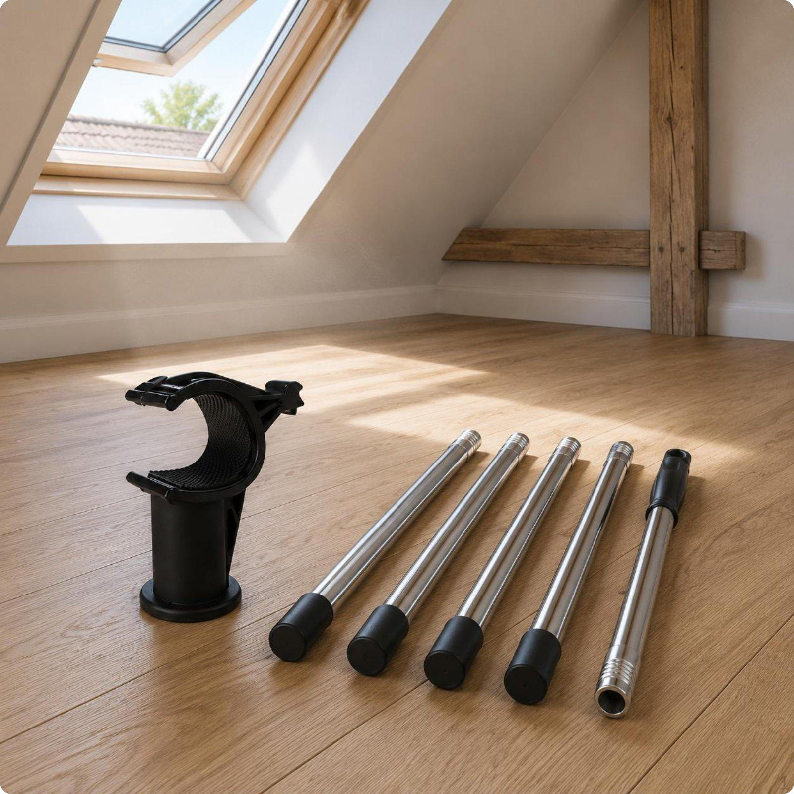 Telescopic Skylight Hook Long Reach Opener Rod Lightweight Roof Window for