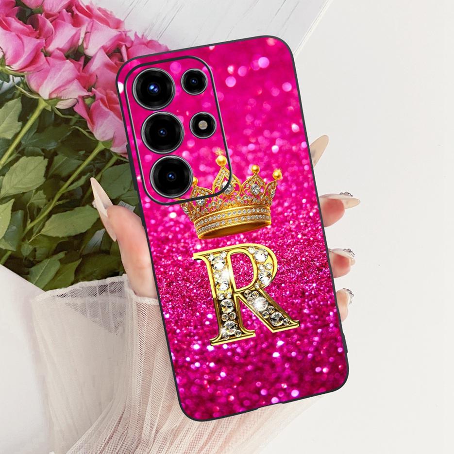 For Itel Super 26 Ultra Case S688LN Stylish Crown Letters Cover Soft Silicone Phone Case For Itel S26 Ultra Super 26Ultra Fundas