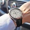 Casual Business Quartz Watch Leather Belt Men Wristwatch