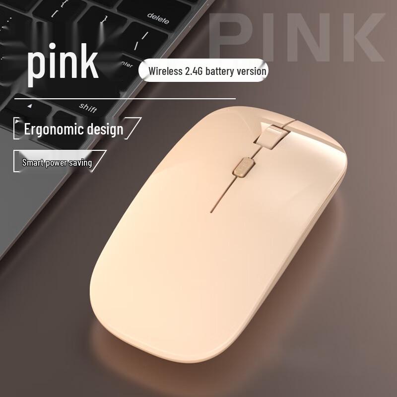 

Y-FRUITFUL 2.4G Ultra-thin Wireless Mouse with Audible Click
