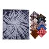 Viscose Rayon Tie-Dye Wide Border Fringed Scarf Shawl Lightweight Breathable Outdoor Travel