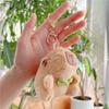 Cute Capybara Plush Keychain Backpack Pendant Toy Car Key Ring Decoration Accessories Kawaii Stuffed Doll Children Birthday Gift