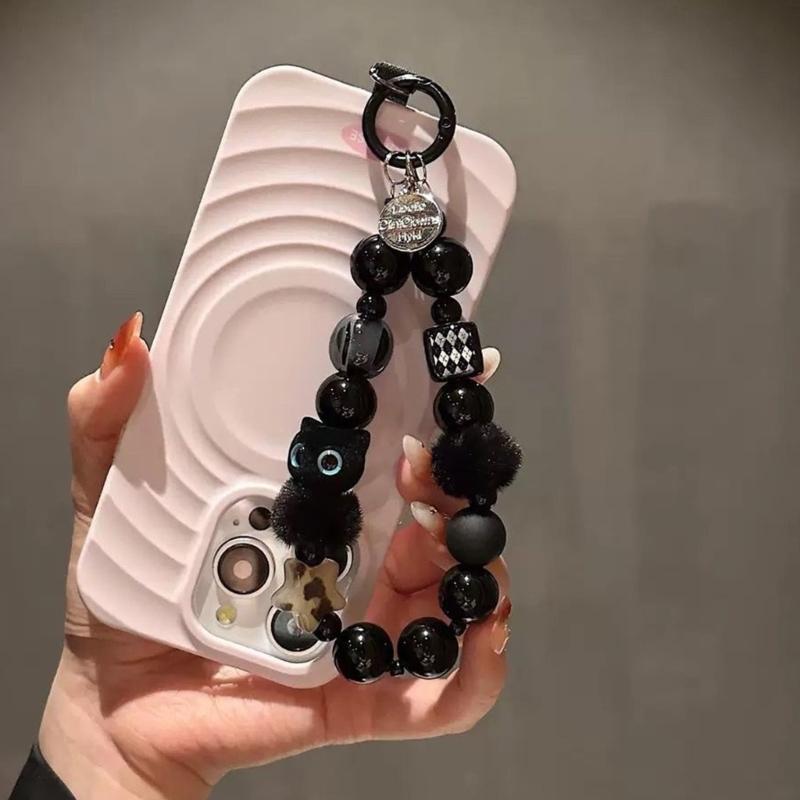 Lost Kitten Mobile Phone Strap With Adjustable Wristband And Multiple Functional Key chain