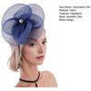 Women Fascinators Hat Headband Base Design Stable Non-Slip Lightweight Mesh Flower Shape Headgear Tea Party Hat Accessories