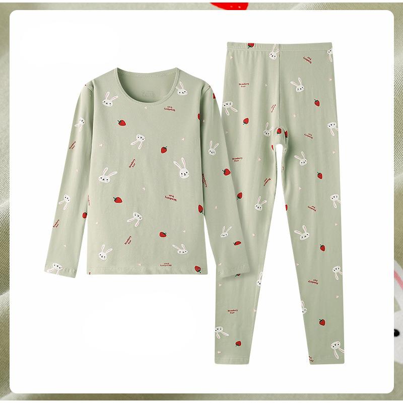 Осенне-зимний хлопковый цветочный женский термобелье с принтом — фото 13