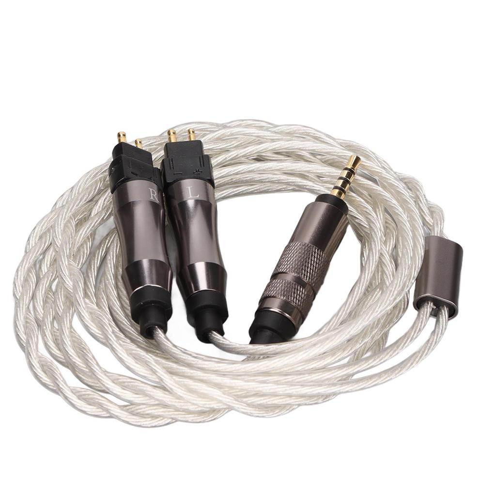 36 Core Upgrade Earphone Cable Silver Plate Replacement Cable for Sennheiser HD414 HD650 HD600